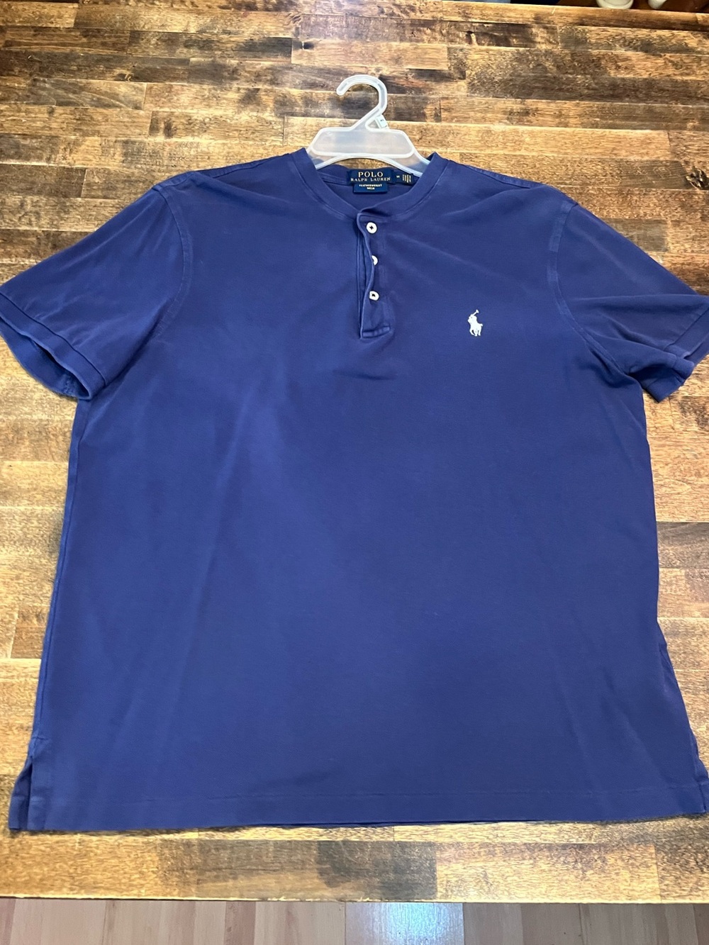 Polo by Ralph Lauren Men’s Navy Short-Sleeve Henley Polo